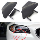Bumper Headlight Headlamp Washer Cap Cover For BMW 535i  F10 F18 2011-2013 Pair