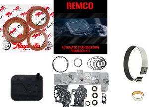 4L80E(97-UP) TRANSMISSION REBUILT KIT OVERHAULT STAGE-1 RAYBESTO.S RED CLUTCHES - Foto 1 di 1