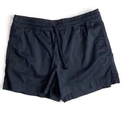 Pantalones Cortos Utilitarios Lou & Gris Azul Marino Cintura Elástica Cordón Talla Mediana Foto 1 de 4