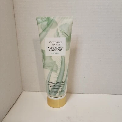 Victoria's Secret Fragancia Loción Corporal Aloe Agua e Hibisco 8 fl oz. Edición limitada Foto 1 de 4