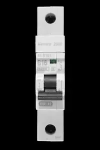 MEM EATON 16 AMP CURVE B 6kA MCB CIRCUIT BREAKER ALB161 - Picture 1 of 6