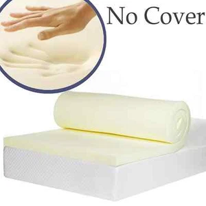 Memory Foam Mattress Topper 1” & 2” inch thick Single Small Double Double King - Picture 1 of 14