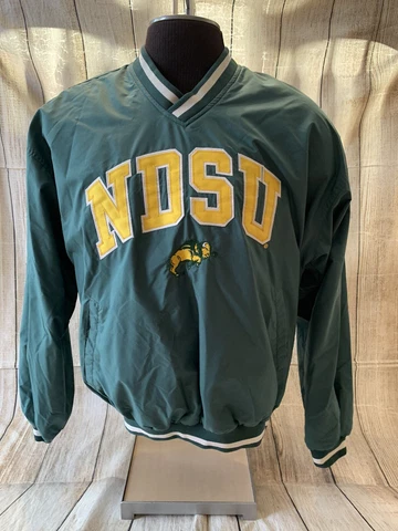 VTG NDSU North Dakota State University Bison Pullover Jacket Men's Medium Cover