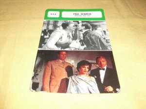 LES FICHES DE MONSIEUR CINÉMA "Paul Henreid" Période 1952-1977 - Picture 1 of 2
