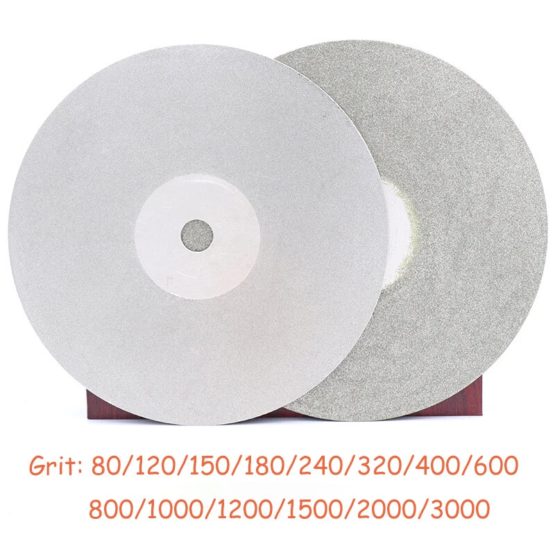 6" 150mm Diamond Coated Grinding Disc Flat Lap Wheel For Angle Grinder 80#-3000# - Image 1 of 4