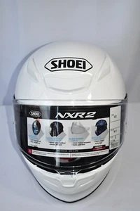 Shoei Full-Face Sports Touring Motorcycle Helmet NXR2 White Size S 55-56 - Picture 1 of 13