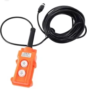 COLGANTE REMOTO 12 VOLTIOS PARA APLICACIONES DE DOBLE ACCIÓN 2 BOTONES 3 CABLES CABLE DE 20 PIES CON DISCO - Imagen 1 de 2