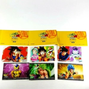 Dragon Ball Scratch Card & Sticker Set of 6 Goku Bulma Master Roshi Frieza etc - Picture 1 of 6