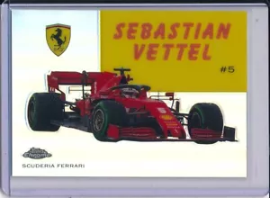 2020 Topps Chrome Formula 1 F1 Sebastian Vettel World On Wheels #54W-31 - Picture 1 of 1