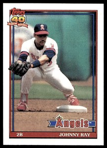 1991 Topps Johnny Ray California Angels #273
