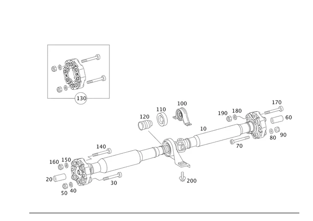 Mercedes Benz CLS550 CLS63 AMG S 2010-2018 Centering Sleeve 1244101032 - Image 1 of 1