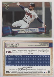 2019 Topps Big League Rainbow Foil /100 Ender Inciarte #107