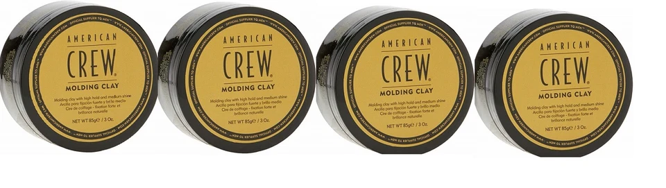 American Crew Molding Clay Hair Styling Wax 3oz (Pack of 4) kit - Image 1 of 1