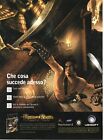 Prince of Persia le Sabbie del Tempo Pubblicità PS2 Italian Magazine Advertising