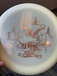 Innova Glow Destroyer -- 2020 Ice Bowl Stamp -- 165g Bomber -- New / Unthrown - Picture 1 of 2