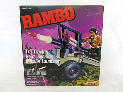 Lanzador de misiles Coleco RAMBO 1985/86 Tri-Tracker búsqueda de calor de colección sellado Foto 1 de 4