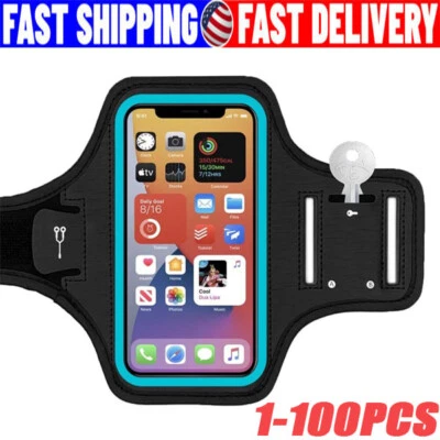 Waterproof Armband Case Sports Running Exercise Arm Band Phone Holder KeyBag LOT - Image 1 of 4