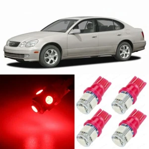Paquete de 13 luces LED interiores ultra rojas para Lexus GS300 GS400 430 1998-2005 - Imagen 1 de 8