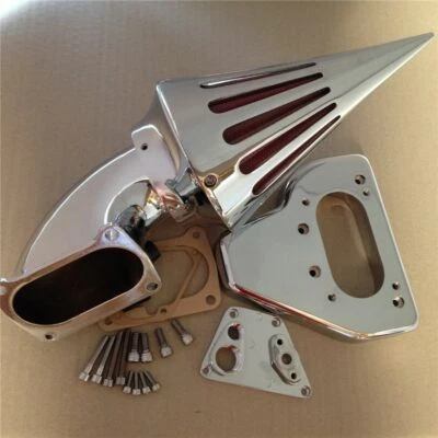 Motorcycle Spike Air Cleaner Kits For Honda VTX 1800 R/S/C/N/F 2002-2009 Chrome - Image 1 of 4