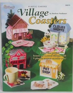 Sottobicchieri Villaggio in Plastica Tela Modello Libro 9 Disegni - Foto 1 di 2