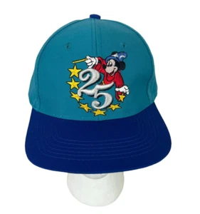 Vtg Youth Disney World Mickey Mouse FANTASIA 25 Anniversary Snapback Hat NWOT - Picture 1 of 9