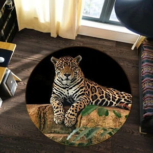 3D Jaguar Cool S388 Animal Non Slip Rug Mat Elegant Photo Carpet Sunday - Picture 1 of 5