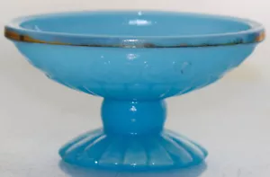 Preloved Blue Glass Avon Soap Dish - Avon Glass - Picture 1 of 8