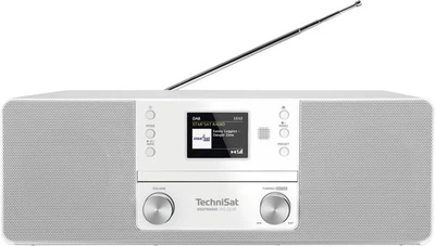 Technisat Radio Digitalradio 370CD BT DAB+ CDPlayer USB Bluetooth MP3 Weiß - Bild 1 von 3