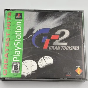 Grand Turismo 2 Greatest Hits PlayStation PS1 1999 Complete CIB Resurfaced Disc - Picture 1 of 9