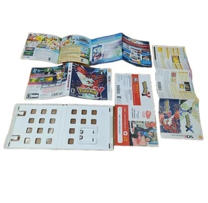 CUSTODIA ORIGINALE OEM POKEMON Y NINTENDO 3DS + MANUALE + INSERTI (no gioco) - Foto 1 di 19