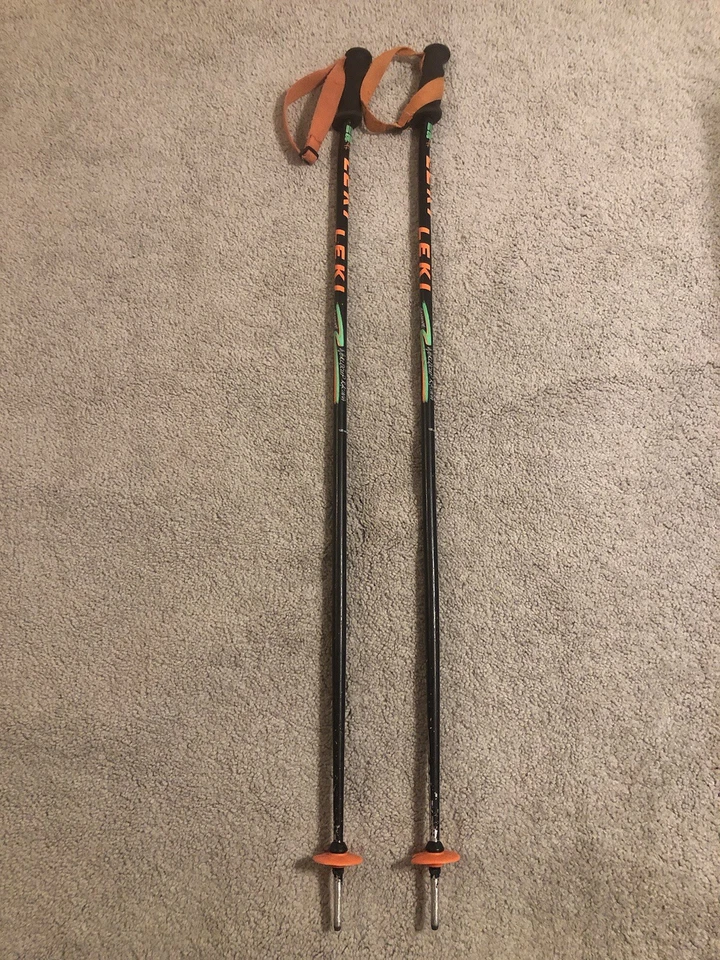 Leki Genuine World Cup Racing Trekking Ski Poles Ultra Sonic Finish 125CM 50” - Image 1 of 4