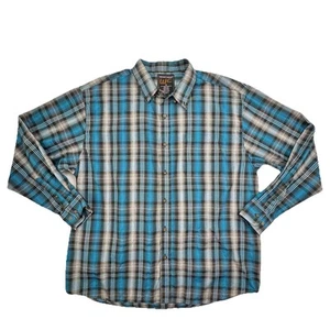 Walnut Creek Shirt Men's Size XL Blue Black Plaid Long Sleeve Button Down - Picture 1 of 6