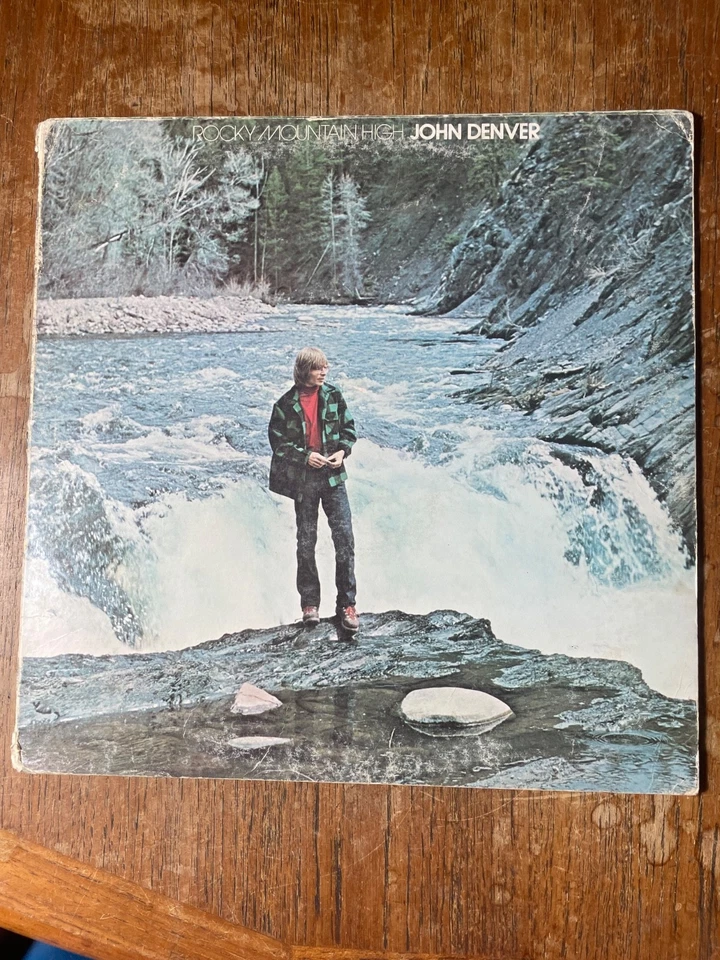 John Denver Rocky Mountain High LP Vinyl 1972 LSP 4731 Unipak VG - Image 1 of 4