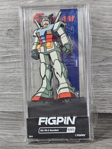 FiGPiN RX-78-2 Gundam #695 3 Inch Enamel Pin Badge Mobile Suit Gundam New - Picture 1 of 2