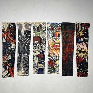 Tattoo Ärmel Körperkunst Slip On Arm Sonnenschutz Matrose Jerry Style Konvolut - Bild 1 von 9