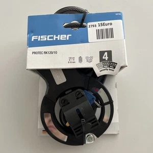 FISCHER Spiralschloss Schelle RK120/10 120 cm Fahrradschloss Kabelschloss - Bild 1 von 1