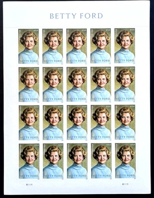 SoCo Stamps US Scott #5852 Betty Ford, First Lady 2024 Sheet MNH - Image 1 of 2