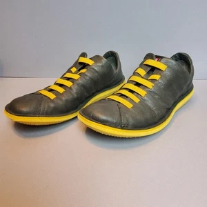 Camper Beetle 18751-005 Men's Size 9 (42) Black Casual Lightweight Leather Shoes - Picture 1 of 11