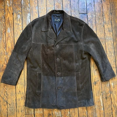 Chaqueta Rancher de Cuero Gamuza Scully De Colección Para Hombres 42 Western Yellowstone Foto 1 de 4