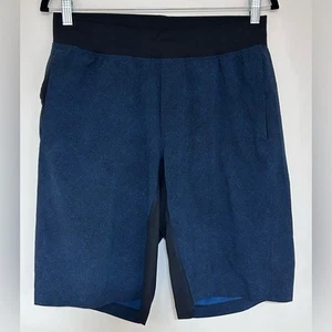Lululemon 11 "blau und schwarz Kordelzug Taille Sportshorts für Herren Größe Medium - Bild 1 von 5