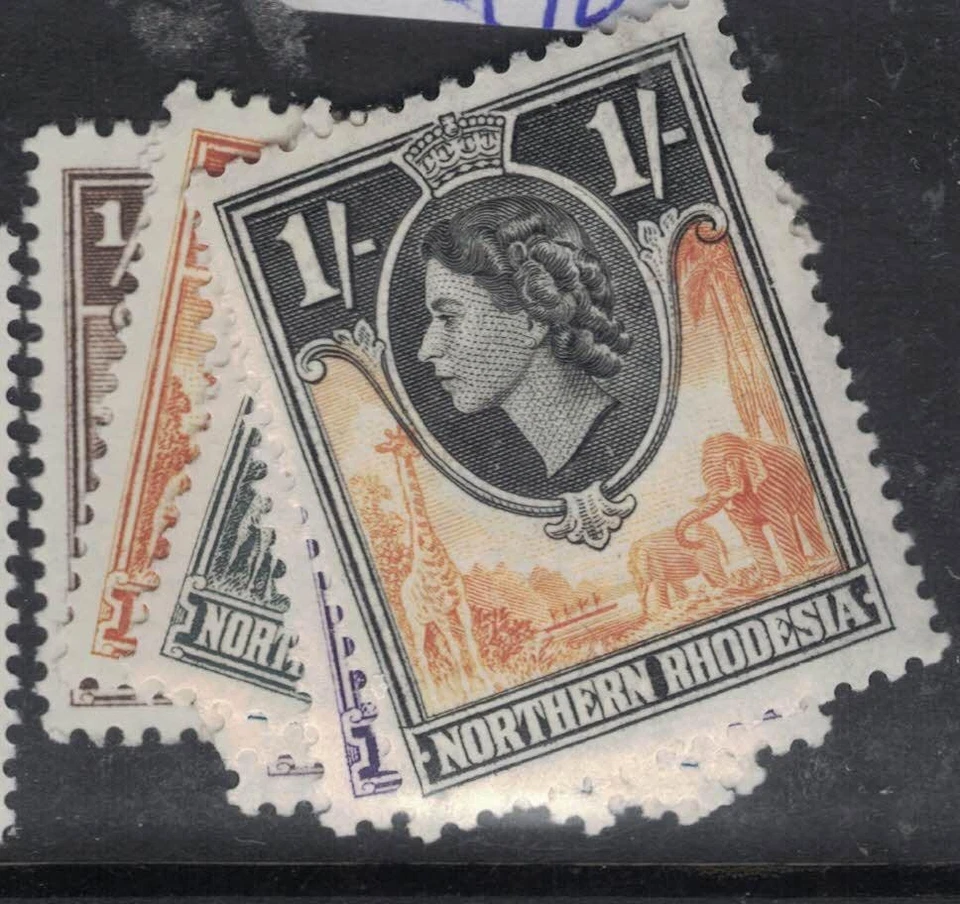 Northern Rhodesia QEII SG 61-70 MOG (4fmc) - Image 1 of 1