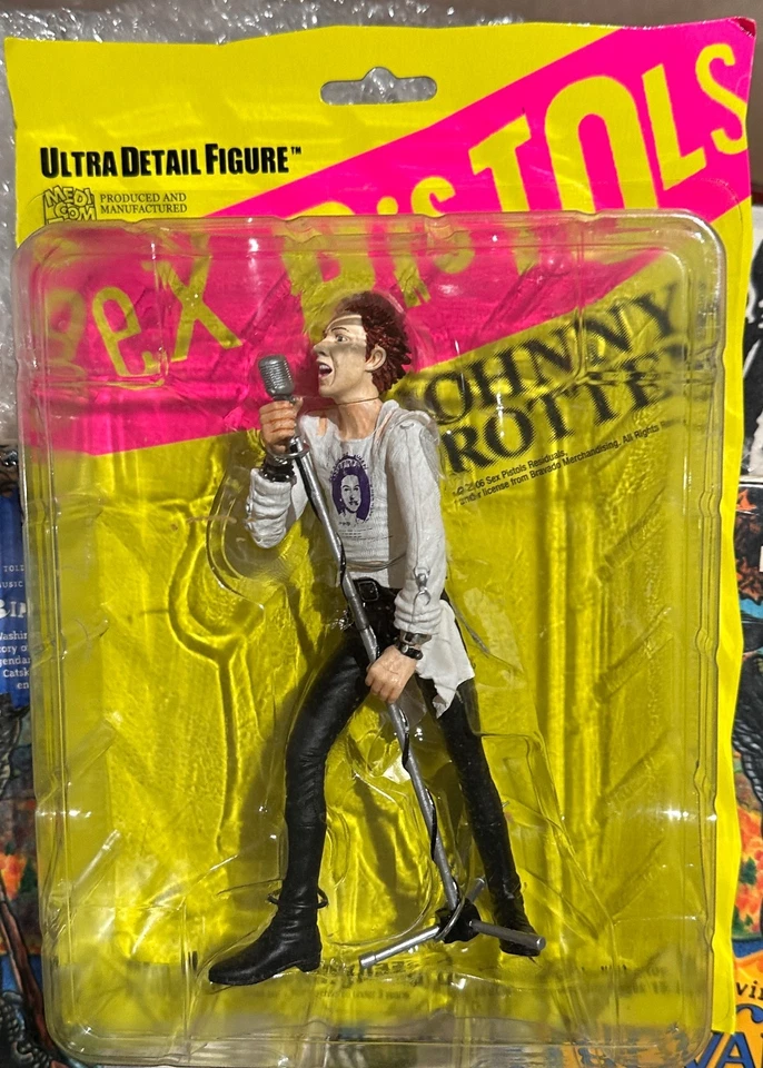 Sex Pistols Johnny Rotten Ultra Detalhe Figura Medicom NOVO NA CAIXA! - Imagem 1 de 2