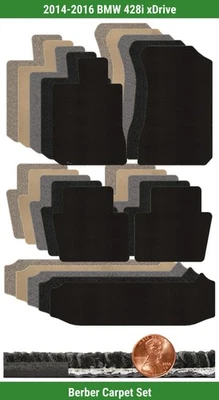 Lloyd Custom Berber Carpet Mat Set for 2014-2016 BMW 428i xDrive (5 pieces) #1B1 - Image 1 of 4