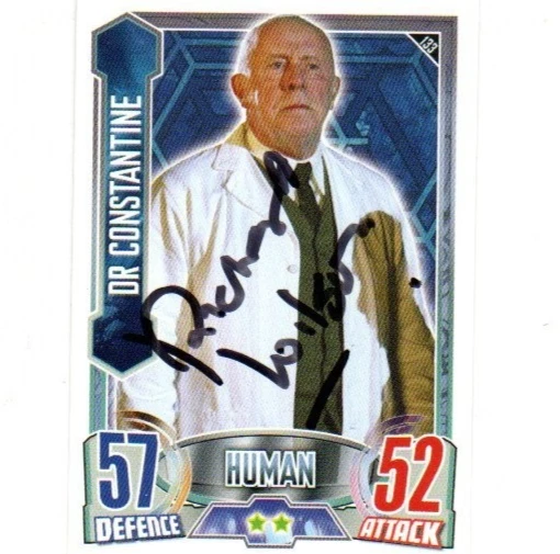 Doctor Who Trading Card Panini Alien Attax #133 Signed by RICHARD WILSON - Image 1 of 1