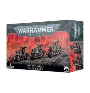 Warhammer 40000 Chaos Space Marines: Chaos Bikers CHAOS SPACE MARINES: CHAOS - Picture 1 of 1