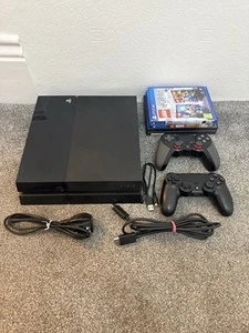 Sony PlayStation 4 PS4 500GB Home Console Bundle - 2 Controllers - 4 Games - Picture 1 of 13