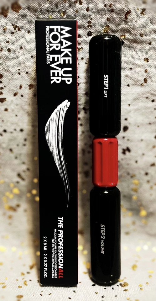 Make Up For Ever~The ProfessionALL~Dual-Ended Mascara in Black~Full Size~NIB~ - Image 1 of 1