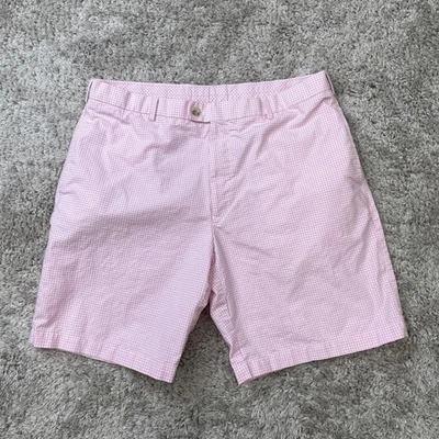 Peter Millar Shorts Mens 36 Gingham Golf Preppy Classic Summer Lightweight - Image 1 of 4