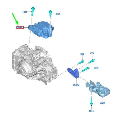 FORD KUGA MK3 Getriebeverlängerungsgehäuse-Montagesatz 2610791 NEU ORIGINAL - Image 1 of 2