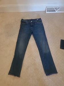 True Religion Ricky Relaxed Straight Denim Jeans Mens 36x32 - Picture 1 of 9